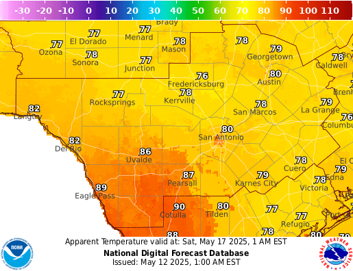 National Digital Forecast Database Image