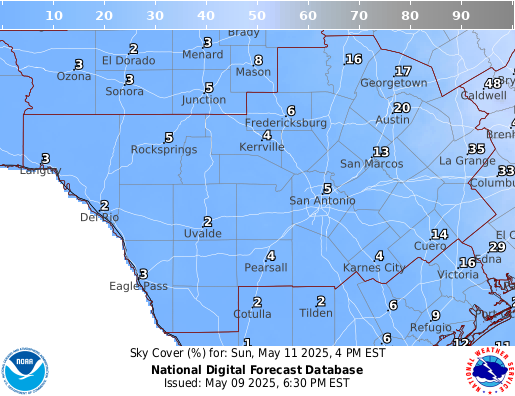 National Digital Forecast Database Image