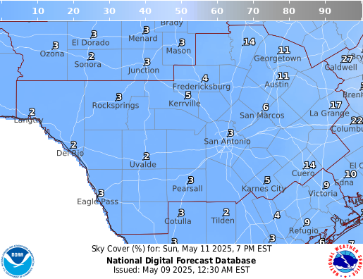 National Digital Forecast Database Image