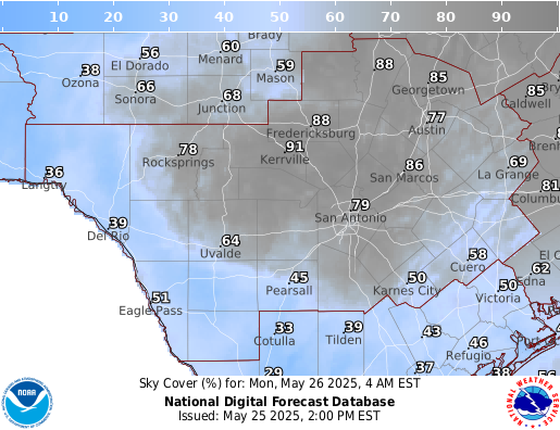National Digital Forecast Database Image