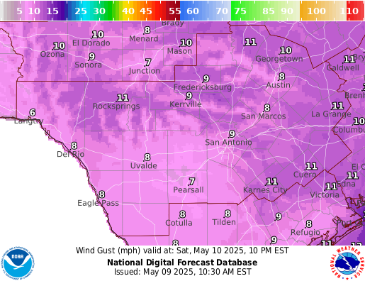 National Digital Forecast Database Image
