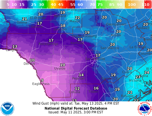 National Digital Forecast Database Image