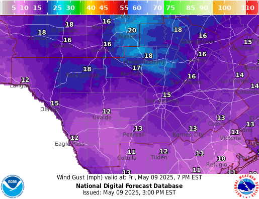 National Digital Forecast Database Image