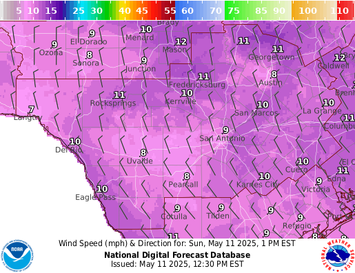 National Digital Forecast Database Image
