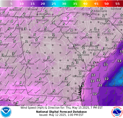 National Digital Forecast Database Image