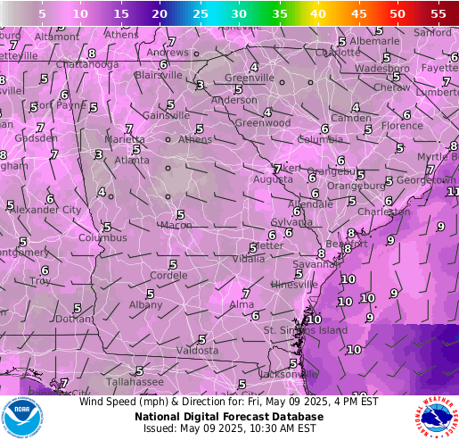 National Digital Forecast Database Image