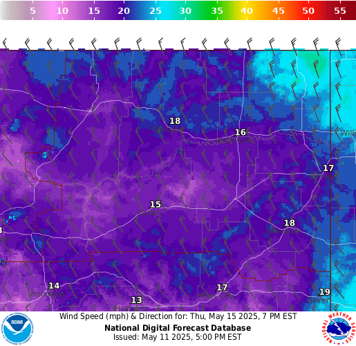 National Digital Forecast Database Image