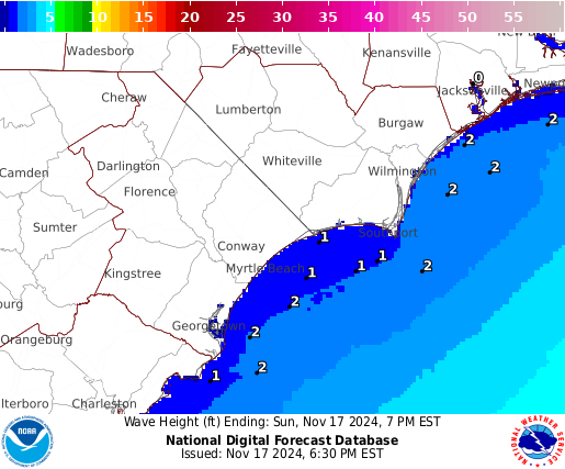 NOAA Graphical Forecast for Wilmington, NC