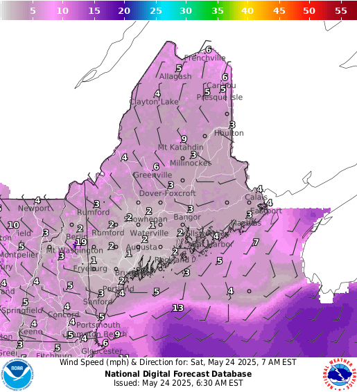 National Digital Forecast Database Image