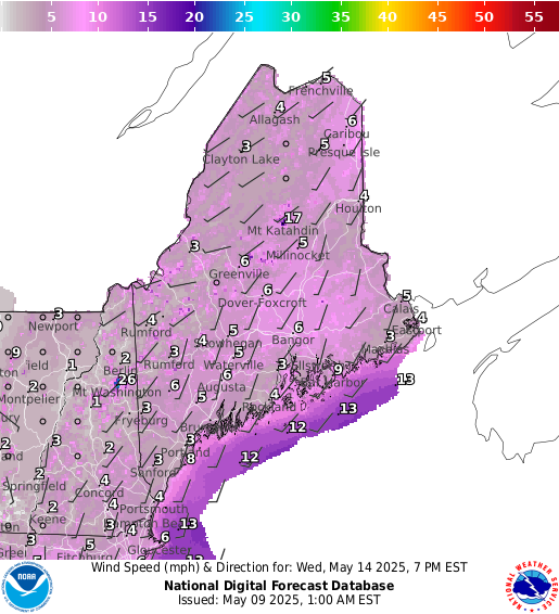 National Digital Forecast Database Image