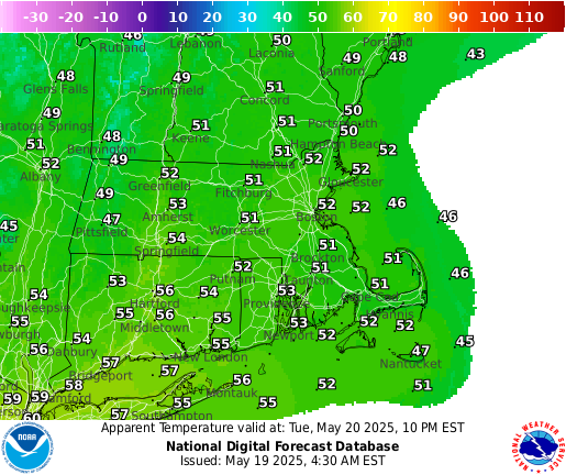 National Digital Forecast Database Image