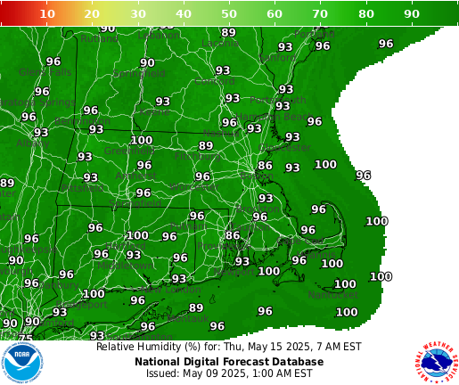 National Digital Forecast Database Image