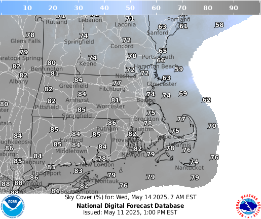 National Digital Forecast Database Image