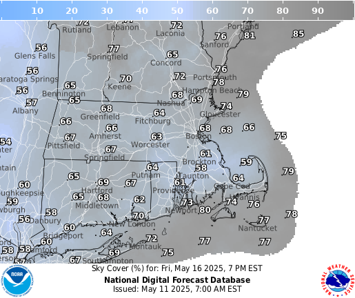 National Digital Forecast Database Image