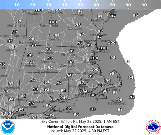 National Digital Forecast Database Image