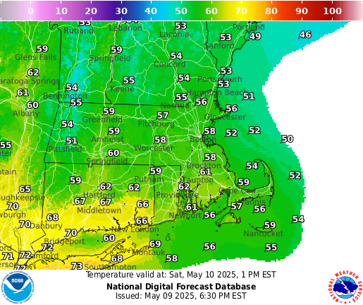 National Digital Forecast Database Image