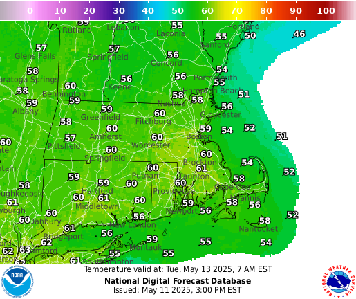 National Digital Forecast Database Image