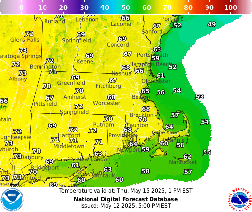 National Digital Forecast Database Image