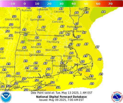 National Digital Forecast Database Image