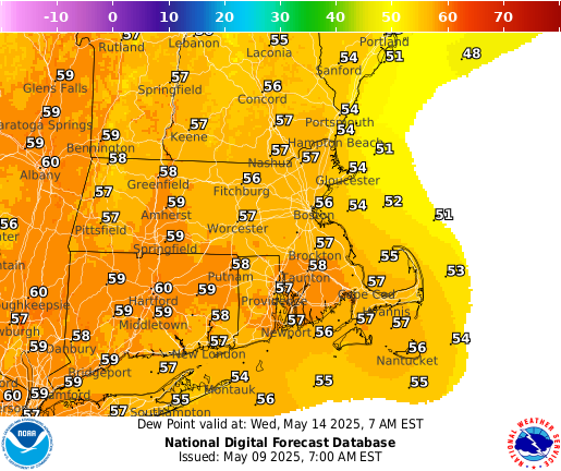 National Digital Forecast Database Image