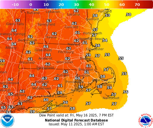 National Digital Forecast Database Image