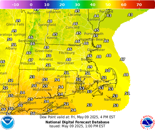 National Digital Forecast Database Image