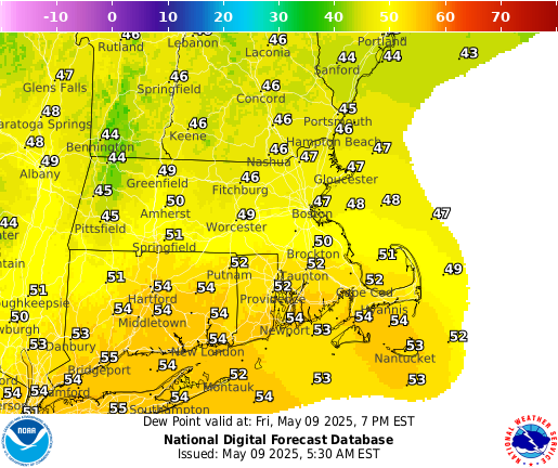 National Digital Forecast Database Image