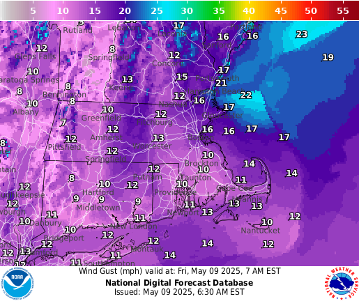 National Digital Forecast Database Image