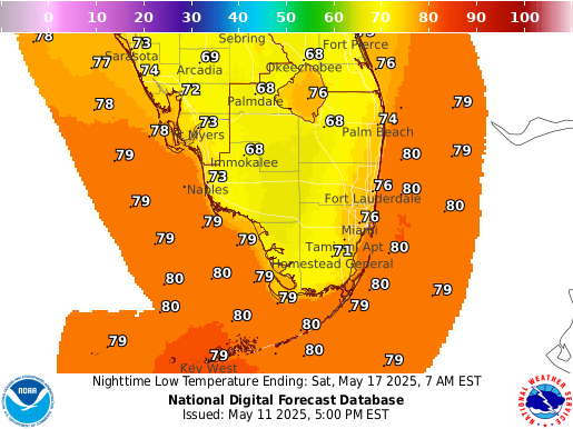 National Digital Forecast Database Image