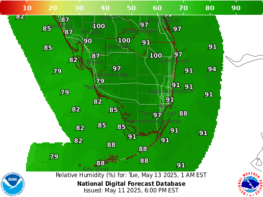 National Digital Forecast Database Image