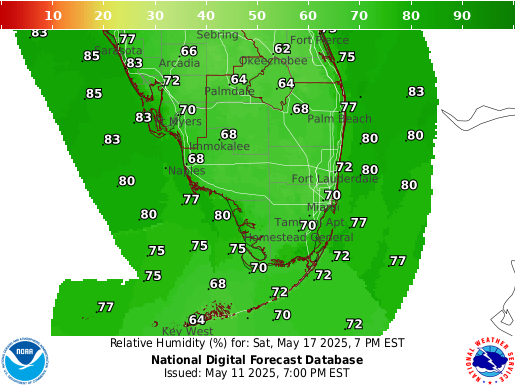 National Digital Forecast Database Image