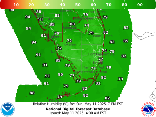 National Digital Forecast Database Image