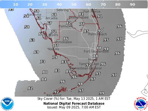 National Digital Forecast Database Image
