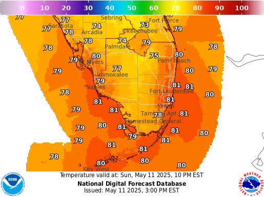 National Digital Forecast Database Image