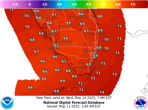 National Digital Forecast Database Image