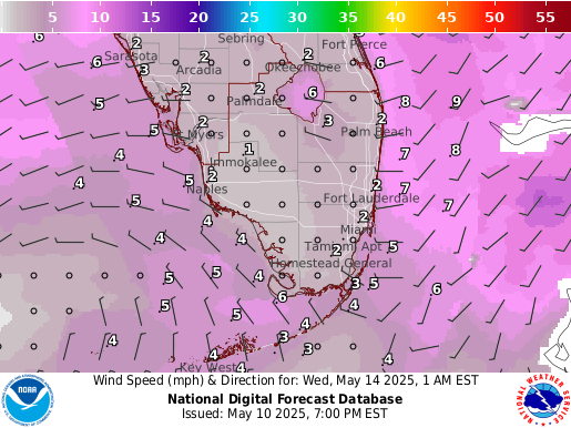 National Digital Forecast Database Image