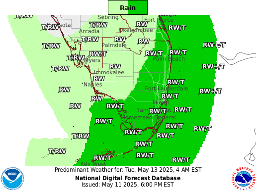 National Digital Forecast Database Image