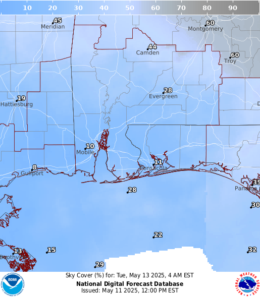National Digital Forecast Database Image