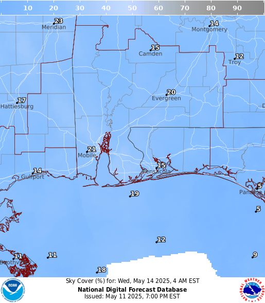 National Digital Forecast Database Image