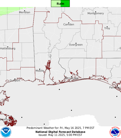 National Digital Forecast Database Image