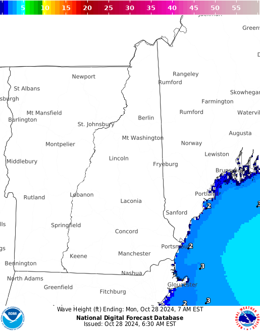 NOAA Graphical Forecast for New Hampshire