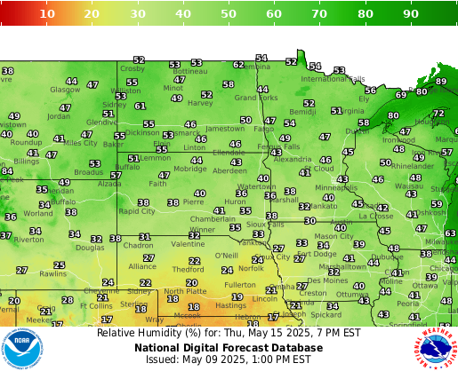 National Digital Forecast Database Image