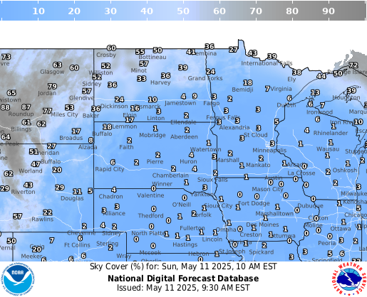 National Digital Forecast Database Image