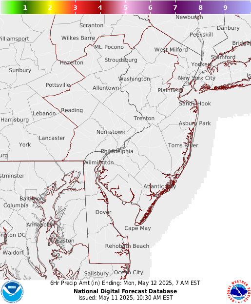 National Digital Forecast Database Image