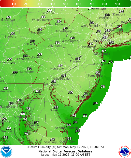 National Digital Forecast Database Image