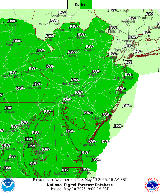 National Digital Forecast Database Image