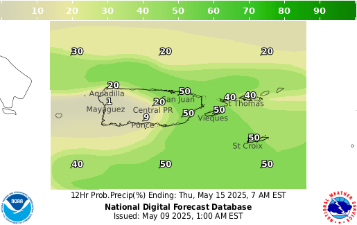 National Digital Forecast Database Image