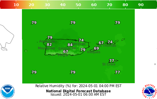 National Digital Forecast Database Image