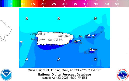 NOAA Graphical Forecast for Puerto Rico