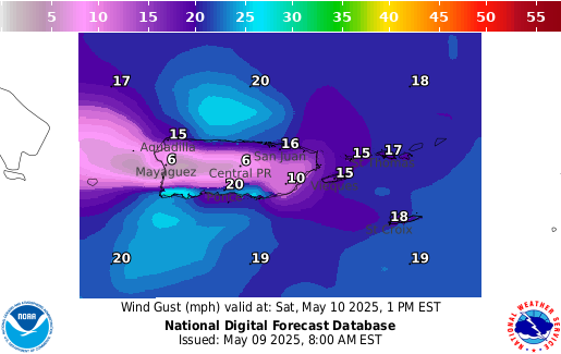 National Digital Forecast Database Image